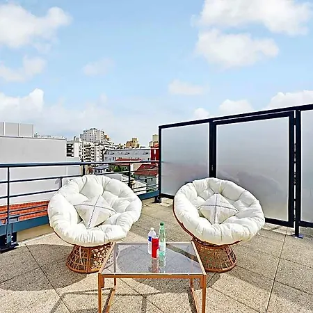 Elegant With Rooftop - 1br4p - Vanves Ξενοδοχείο